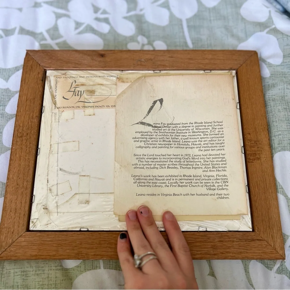 Faith Based Owl & Eagles Wood Framed Wall Hanging Home Decor Accent Art - Picture 3 of 5